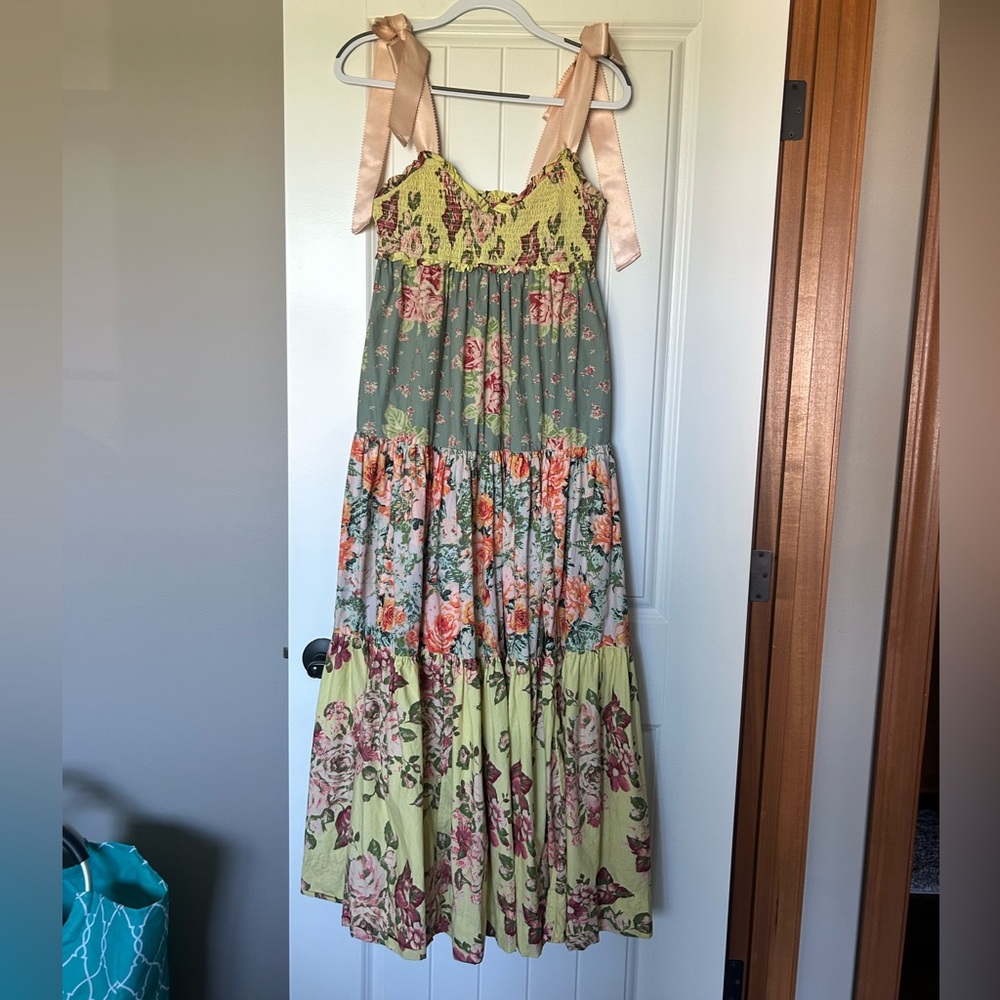 Free People Bluebell Maxi in Warm Combo size Small